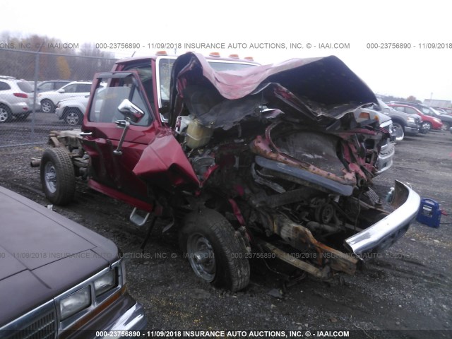1FTHF36F4VEC55758 - 1997 FORD F350 RED photo 1