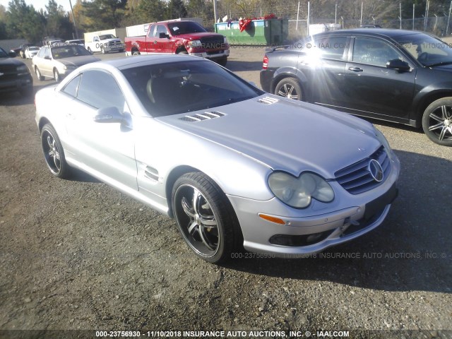 WDBSK75F83F010607 - 2003 MERCEDES-BENZ SL 500R SILVER photo 1