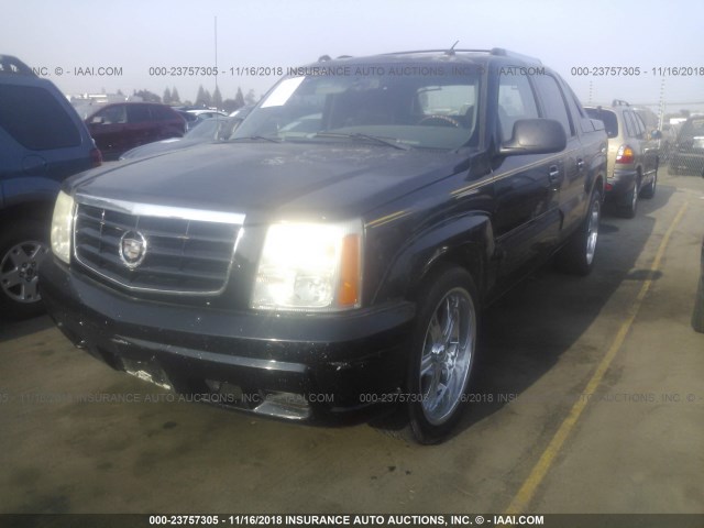 3GYEK62N24G322937 - 2004 CADILLAC ESCALADE EXT BLACK photo 2