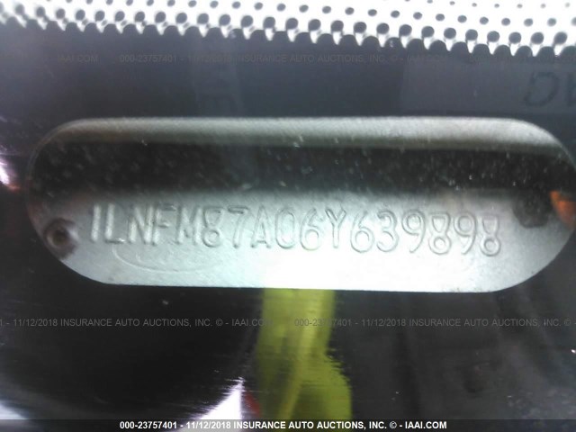 1LNFM87A06Y639898 - 2006 LINCOLN LS CREAM photo 9