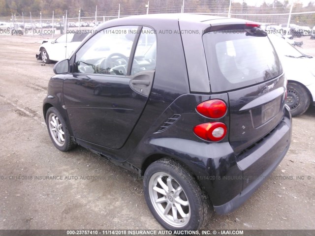 WMEEJ3BA9AK396088 - 2010 SMART FORTWO PURE/PASSION BLACK photo 3