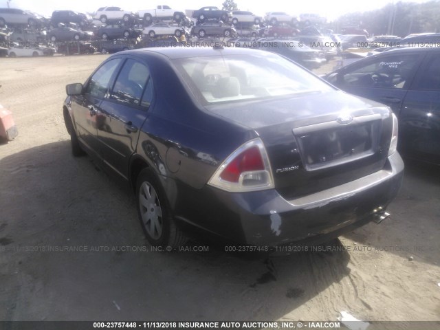 3FAHP06Z37R176416 - 2007 FORD FUSION S GRAY photo 3