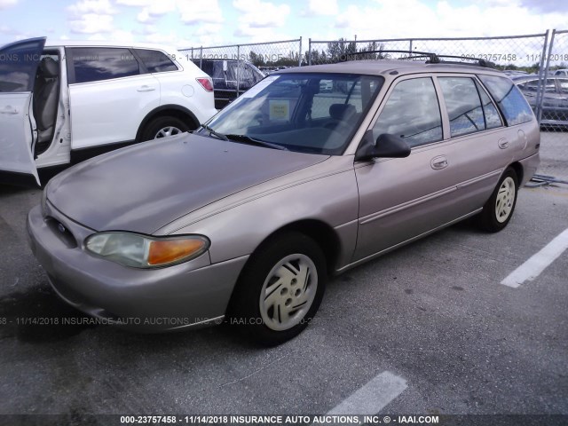 3FAFP15P9WR210001 - 1998 FORD ESCORT SE BEIGE photo 2