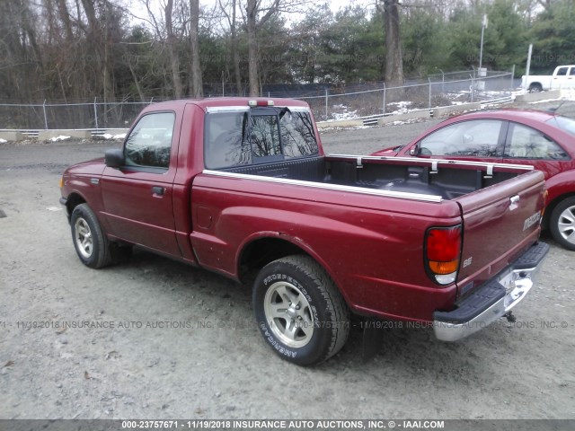 4F4YR12C4XTM33035 - 1999 MAZDA B2500 RED photo 3