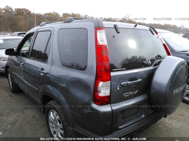 SHSRD78966U425586 - 2006 HONDA CR-V SE/EX GRAY photo 3