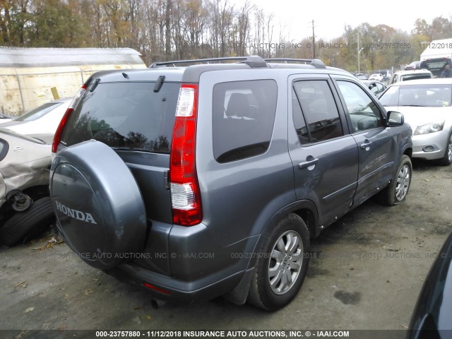 SHSRD78966U425586 - 2006 HONDA CR-V SE/EX GRAY photo 4