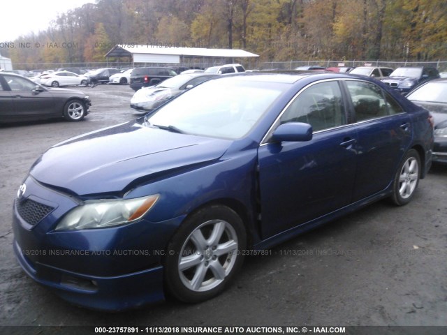 4T1BE46K47U149472 - 2007 TOYOTA CAMRY NEW GENERAT CE/LE/XLE/SE BLUE photo 2