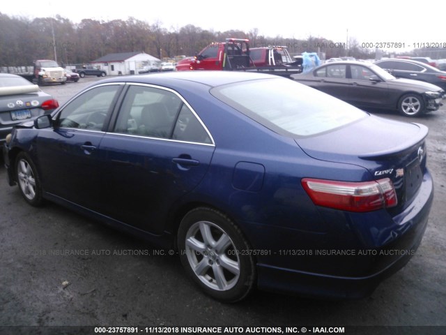 4T1BE46K47U149472 - 2007 TOYOTA CAMRY NEW GENERAT CE/LE/XLE/SE BLUE photo 3