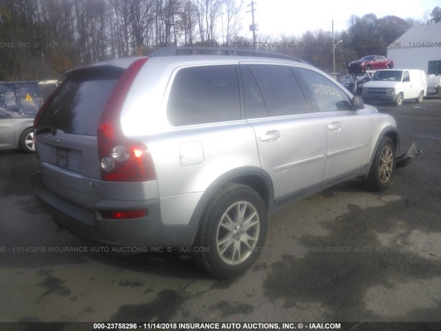 YV4CZ852561226577 - 2006 VOLVO XC90 V8 SILVER photo 4