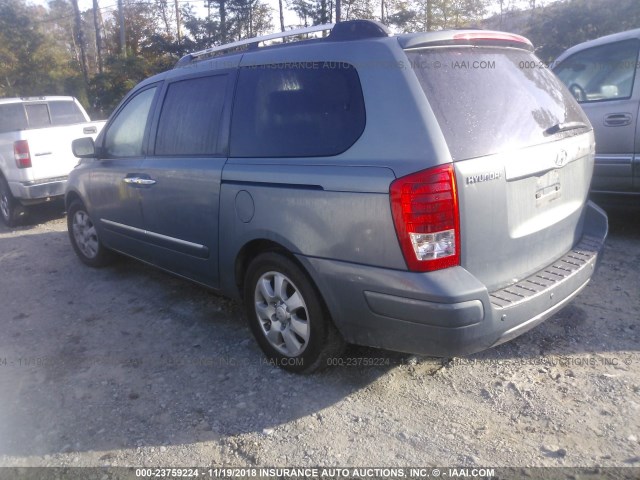 KNDMC233676023106 - 2007 HYUNDAI ENTOURAGE GLS/SE/LIMITED GRAY photo 3