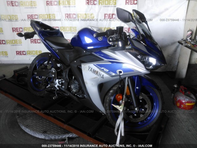 MH3RH06Y7FK002078 - 2015 YAMAHA YZFR3 BLUE photo 1