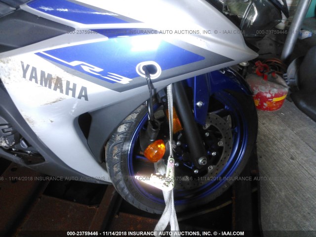 MH3RH06Y7FK002078 - 2015 YAMAHA YZFR3 BLUE photo 5