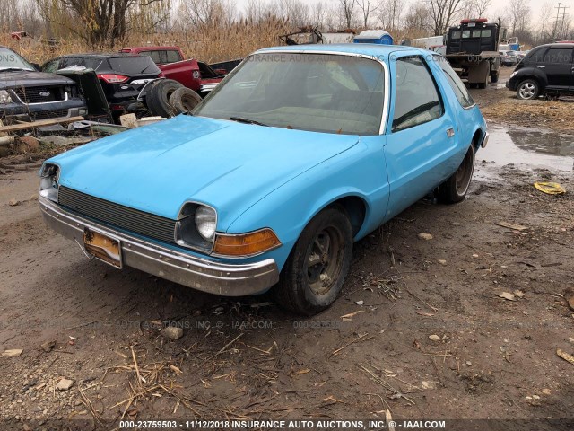 A7A667C107543 - 1977 AMC PACER  BLUE photo 2