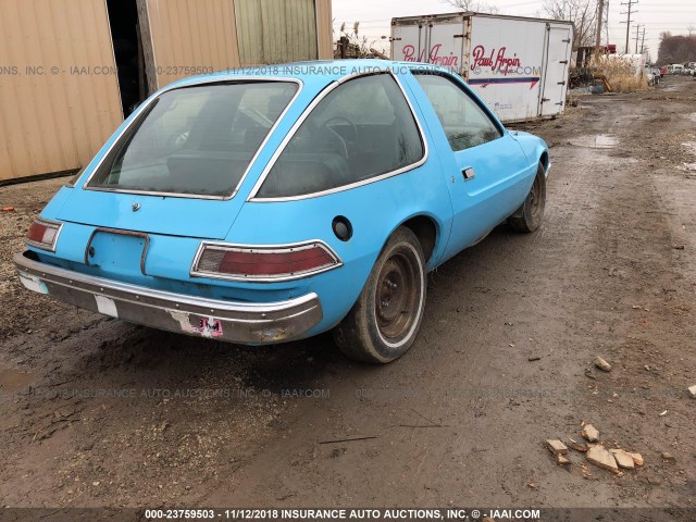 A7A667C107543 - 1977 AMC PACER  BLUE photo 4