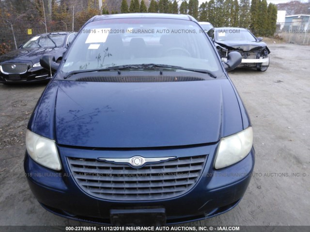 1C4GJ25B83B133275 - 2003 CHRYSLER VOYAGER BLUE photo 6