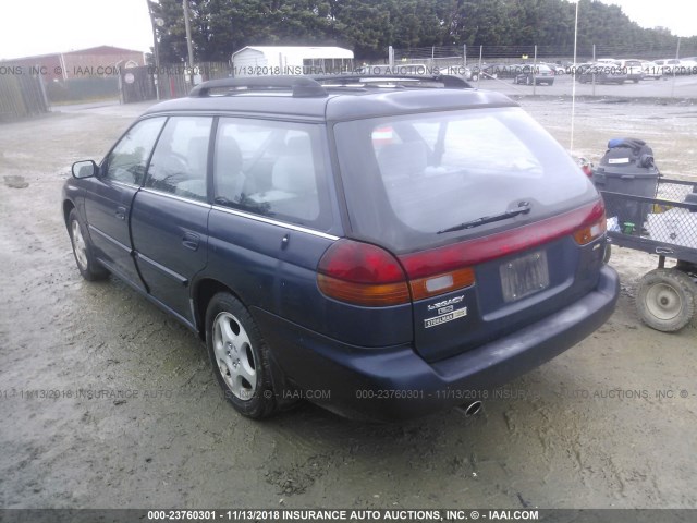 4S3BK4559T7312182 - 1996 SUBARU LEGACY LS Dark Blue photo 3