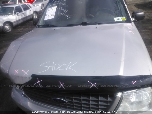 1FMDU73W63UB85453 - 2003 FORD EXPLORER XLT/XLT SPORT/NBX 灰色 照片 10