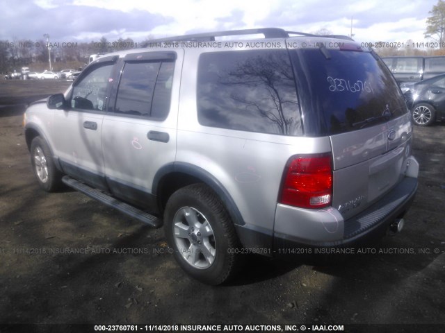 1FMDU73W63UB85453 - 2003 FORD EXPLORER XLT/XLT SPORT/NBX GRAY photo 3