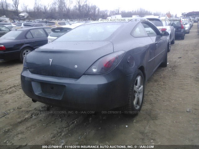 1G2ZM151864130407 - 2006 PONTIAC G6 GTP GRAY photo 4