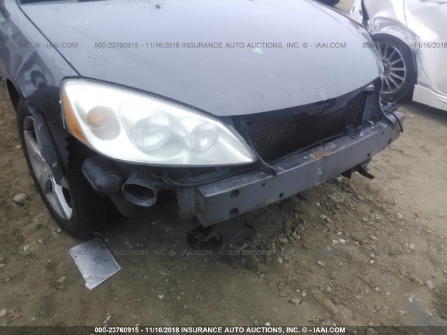 1G2ZM151864130407 - 2006 PONTIAC G6 GTP GRAY photo 6