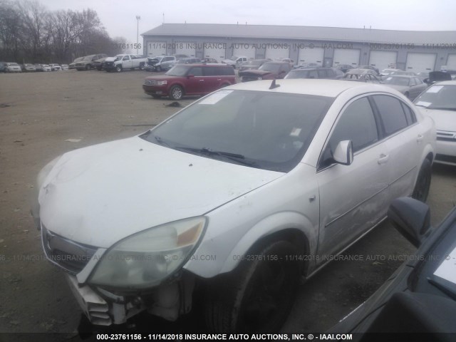 1G8ZS57N48F176181 - 2008 SATURN AURA XE WHITE photo 2