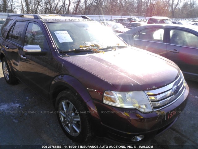 1FMDK03W88GA11760 - 2008 FORD TAURUS X LIMITED RED photo 1