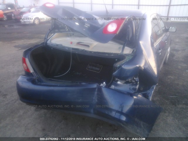 1NXBR32E06Z611412 - 2006 TOYOTA COROLLA CE/LE/S BLUE photo 6