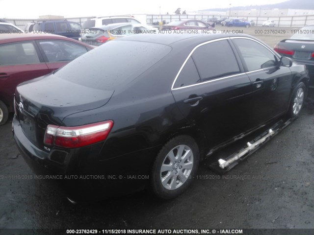 JTNBE46K073082472 - 2007 TOYOTA CAMRY NEW GENERAT CE/LE/XLE/SE BLACK photo 4