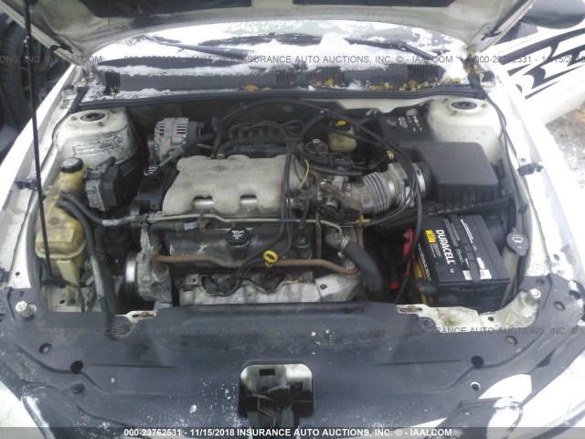 1G2NF52E03C236651 - 2003 PONTIAC GRAND AM SE1 WHITE photo 10