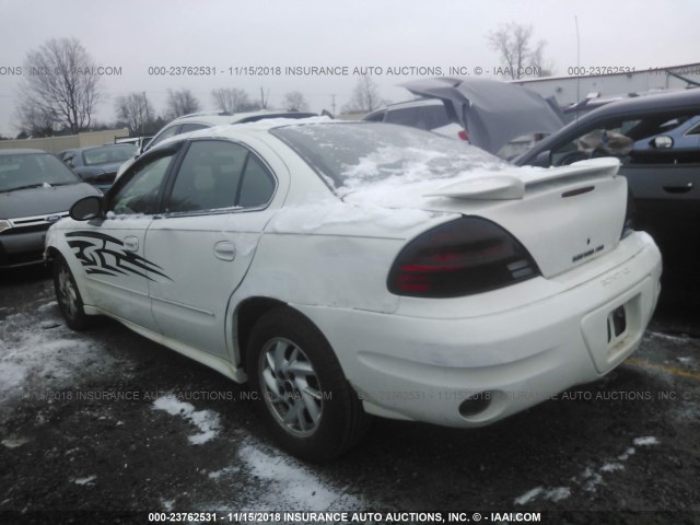 1G2NF52E03C236651 - 2003 PONTIAC GRAND AM SE1 WHITE photo 3