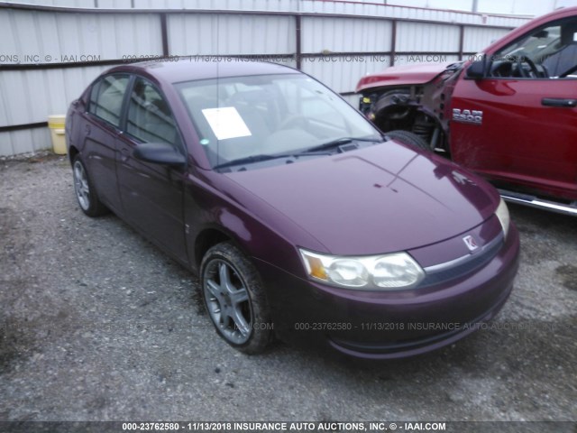 1G8AJ52FX4Z121159 - 2004 SATURN ION LEVEL 2 栗色 照片 1