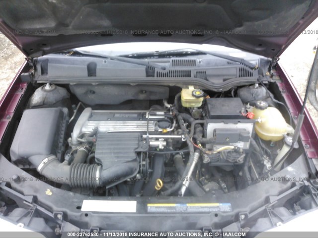 1G8AJ52FX4Z121159 - 2004 SATURN ION LEVEL 2 栗色 照片 10