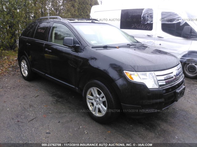 2FMDK36C57BB40497 - 2007 FORD EDGE SE BLACK photo 1