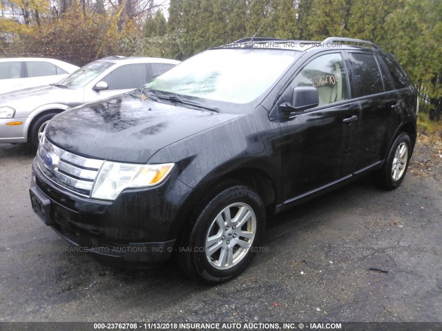 2FMDK36C57BB40497 - 2007 FORD EDGE SE BLACK photo 2