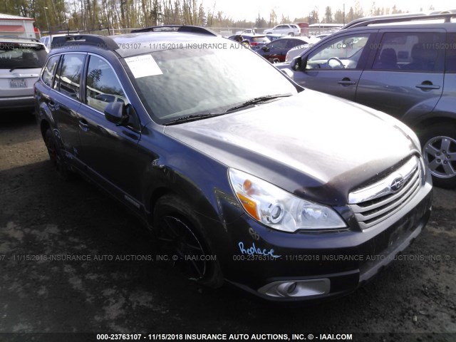 4S4BRBACXC3301649 - 2012 SUBARU OUTBACK 2.5I GRAY photo 1