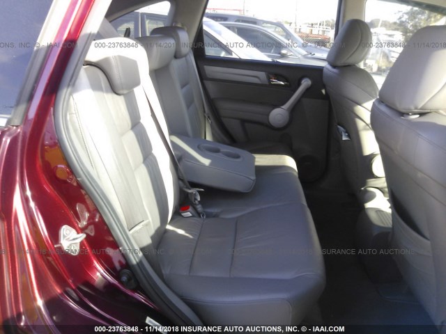 JHLRE38737C068400 - 2007 HONDA CR-V EXL RED photo 8