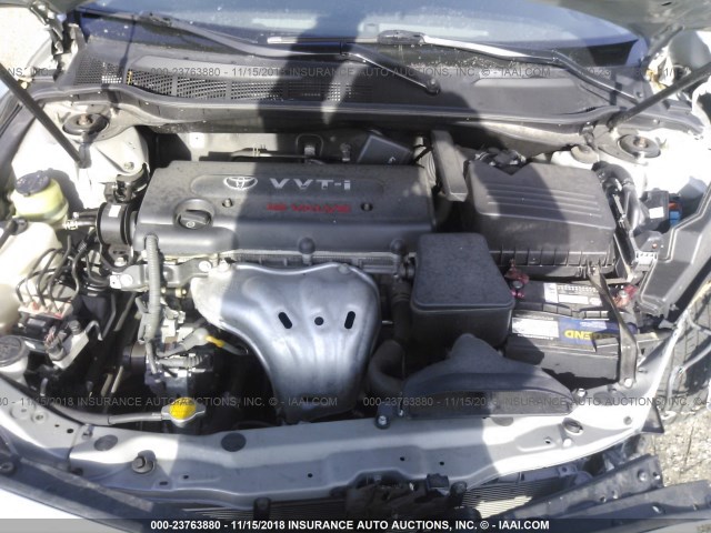4T1BE46K17U591044 - 2007 TOYOTA CAMRY NEW GENERAT CE/LE/XLE/SE SILVER photo 10