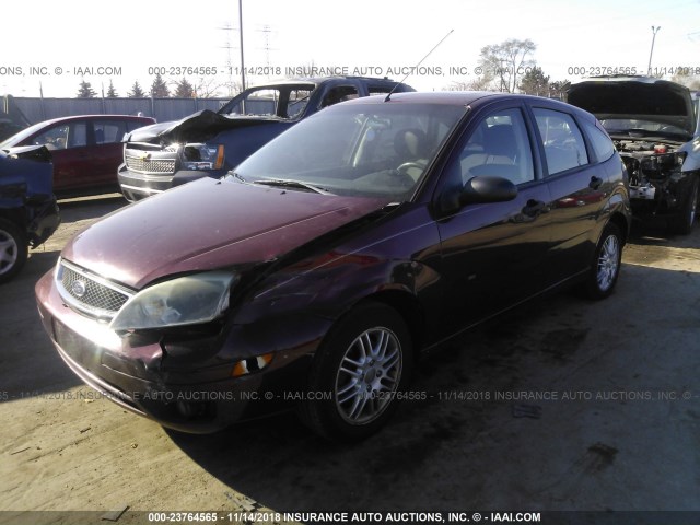 1FAHP37N47W112704 - 2007 FORD FOCUS ZX5/S/SE/SES 红色 照片 2
