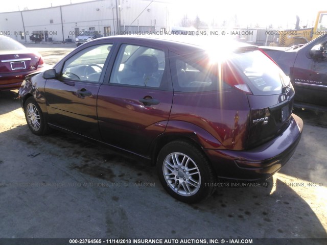 1FAHP37N47W112704 - 2007 FORD FOCUS ZX5/S/SE/SES 红色 照片 3