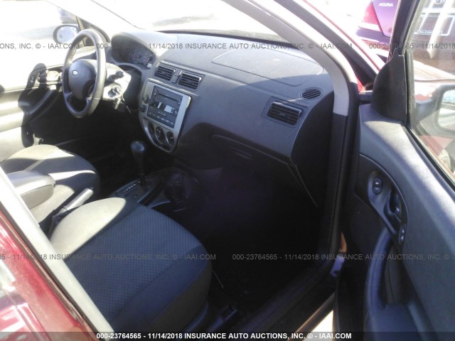 1FAHP37N47W112704 - 2007 FORD FOCUS ZX5/S/SE/SES 红色 照片 5