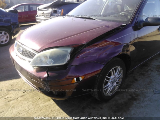 1FAHP37N47W112704 - 2007 FORD FOCUS ZX5/S/SE/SES 红色 照片 6