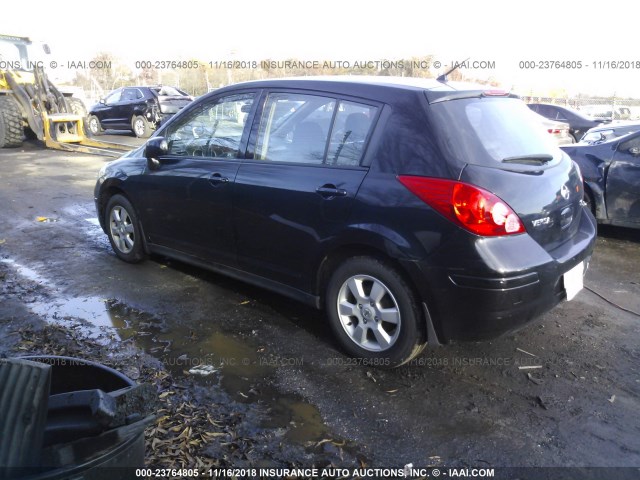 3N1BC13E59L414164 - 2009 NISSAN VERSA S/SL BLACK photo 3