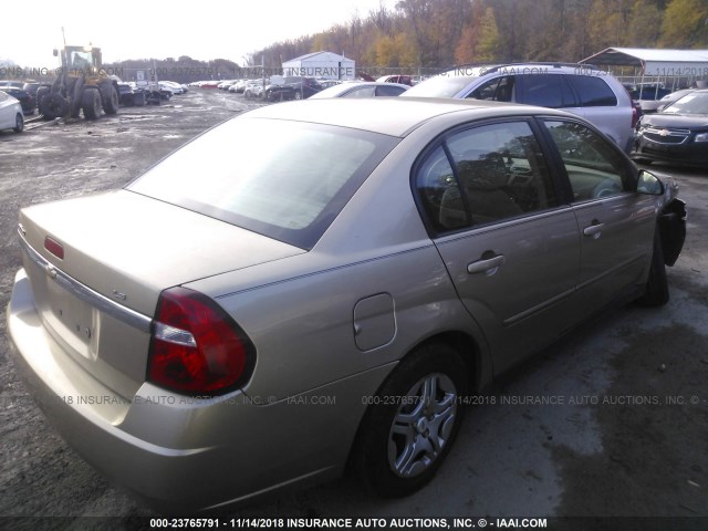 1G1ZS58F97F286924 - 2007 CHEVROLET MALIBU LS 金色 照片 4