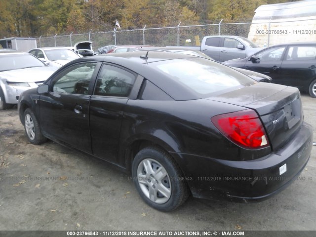 1G8AN15F86Z160117 - 2006 SATURN ION LEVEL 2 BLACK photo 3