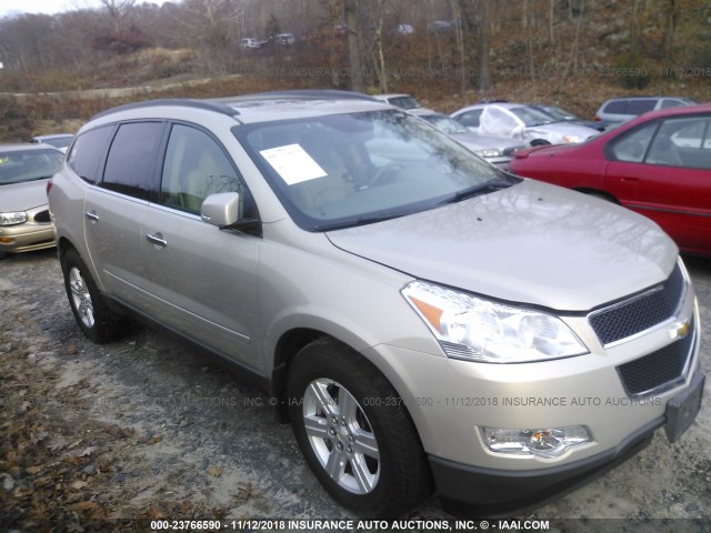 1GNLVGEDXAJ220946 - 2010 CHEVROLET TRAVERSE LT TAN photo 1