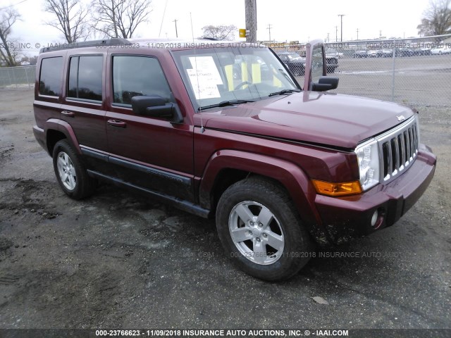 1J8HG48K48C108054 - 2008 JEEP COMMANDER SPORT Շագանակագույն լուսանկար 1