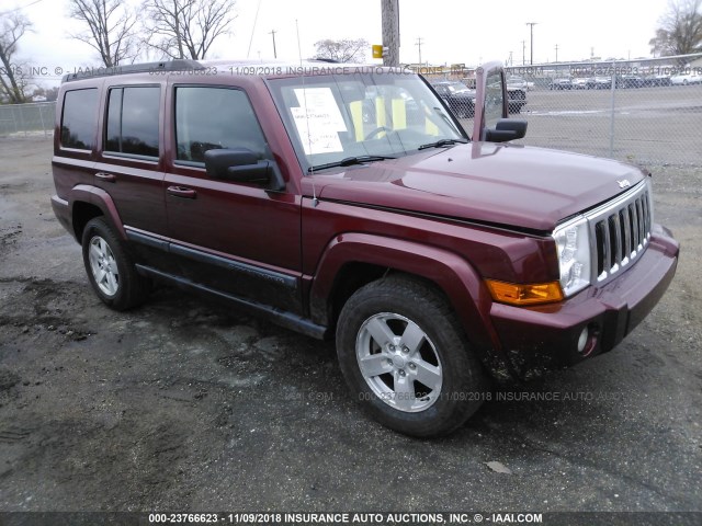 1J8HG48K48C108054 - 2008 JEEP COMMANDER SPORT BROWN photo 1