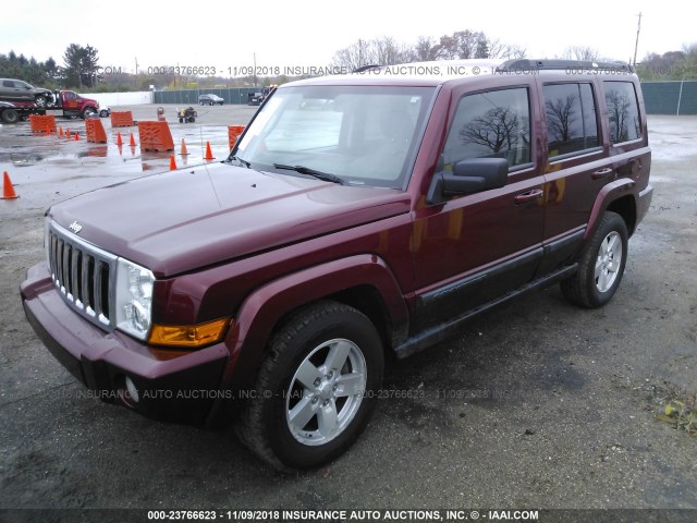 1J8HG48K48C108054 - 2008 JEEP COMMANDER SPORT Շագանակագույն լուսանկար 2