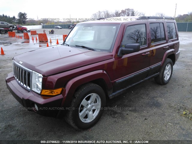 1J8HG48K48C108054 - 2008 JEEP COMMANDER SPORT BROWN photo 2