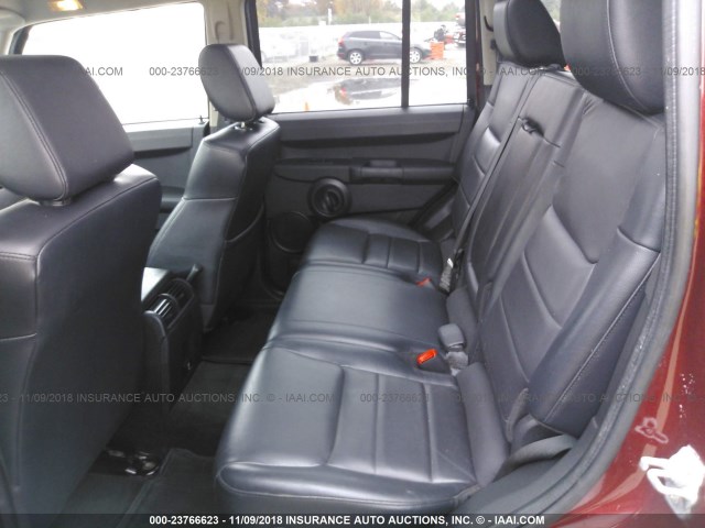 1J8HG48K48C108054 - 2008 JEEP COMMANDER SPORT Շագանակագույն լուսանկար 8